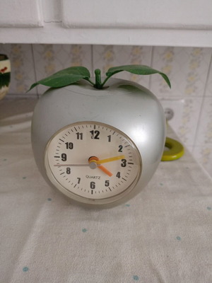 Apple table clock used with minor wear