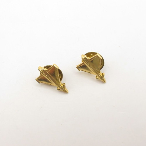 Vintage gold aviation pins set of 2, made in USA, like new