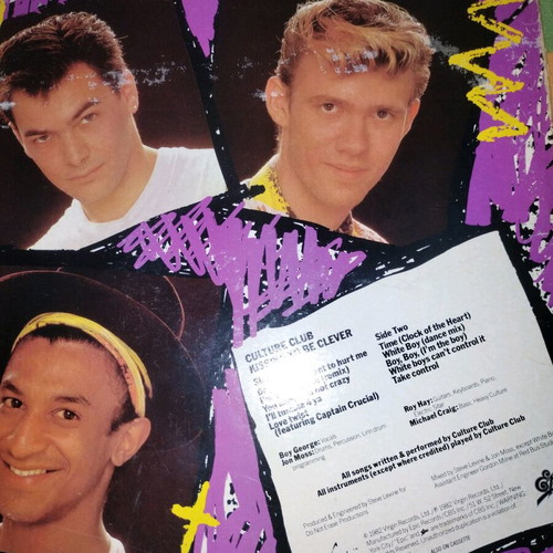 Culture Club Kissing To Be Clever record like new, pop