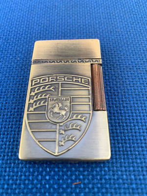 Αναπτήρας Porsche μεταχειρισμένος διαφημιστικός με ανάγλυφο σήμα