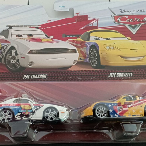 Σετ 2 αυτοκινητάκια Cars Pat Traxson και Jeff Corvette