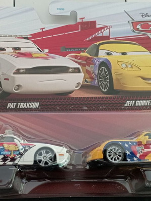 Σετ 2 αυτοκινητάκια Cars Pat Traxson και Jeff Corvette