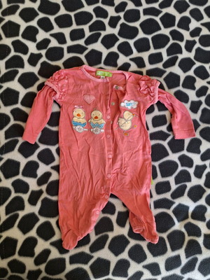 Ολόσωμο βρεφικό φορμάκι με παπάκια σαν καινούργιο