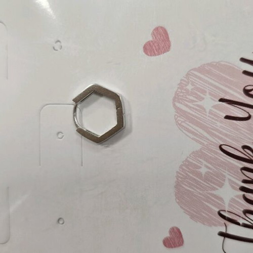 Silver Hoop Earrings new