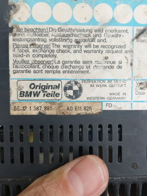 Amplifier for BMW used