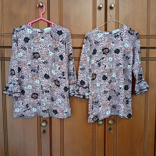 Girls' shirts Miss EBITA like new, sizes 12 & 16 years, multicolor