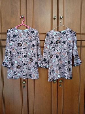 Girls' shirts Miss EBITA like new, sizes 12 & 16 years, multicolor