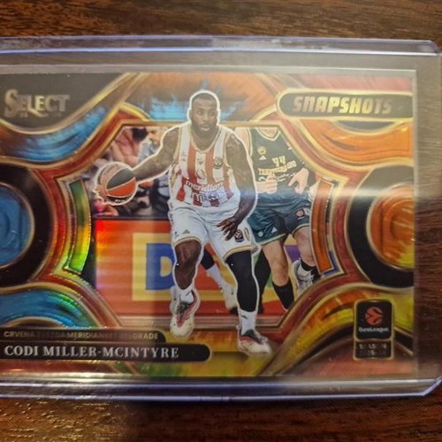 Panini Euroleague Select Red Star Zvezda Mcintyre /25 Snapshots card new