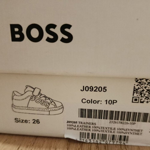 Boss baby shoes used, size 26