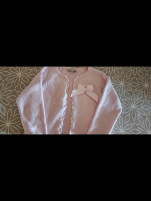 Pierre Cardin knitted cardigan for girls like new, size 3-4 with gift shirt