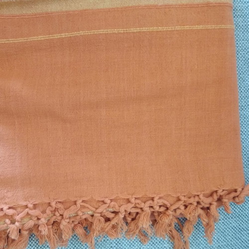 Orange throw blanket like new 140x200 cm