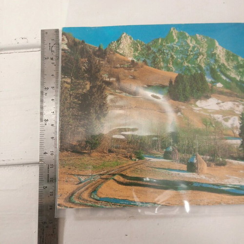 Dyn-Card vintage mountain landscape postcard new 19x14 cm collectible
