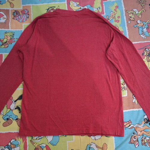 Men's red long-sleeve shirt like new