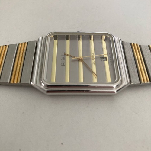 Aristo Vintage Watch Swiss Made New, Gold and Silver