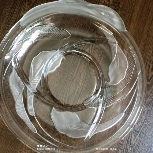 Large nut bowl with sandblasting new unused