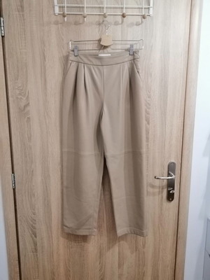 Mango leather pants size 36 S like new
