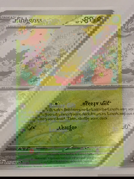 Eldegoss Pokemon Reverse Holo