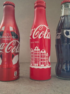 3 Coca Cola Collectible Bottles New