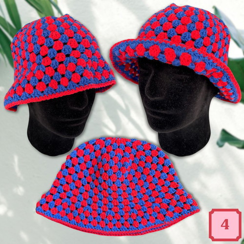 Handmade Bucket Hat "3DTV"