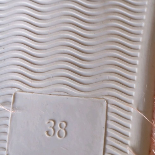A.S. 98 women's slippers like new, size 38, white pink