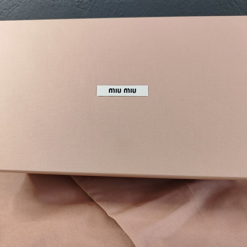 Miu Miu 2x Dustbag and Empty Shoe Box used, protection storage cases