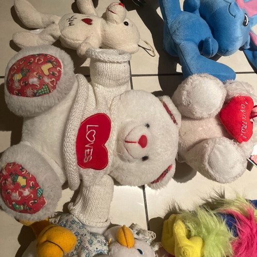Plush toys used, pack