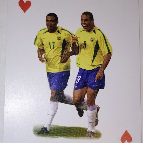 Ronaldo & Denílson Collectible Card like new, World Cup 2002 Brazil