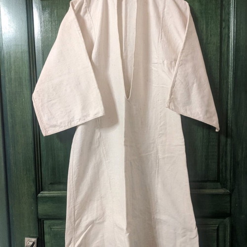 Museum handmade festive shirt used, Florina, early 20th century
