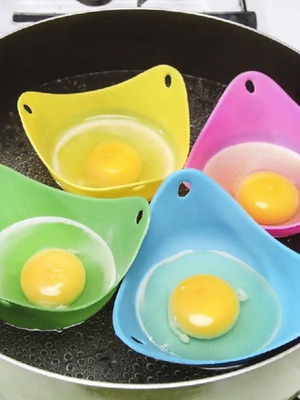 Σετ 4 αντικολλητικές λαθροθήρες αυγών σιλικόνης καινούργιες