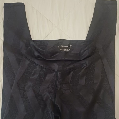 Lismina leggings new, black, size medium, slim fit