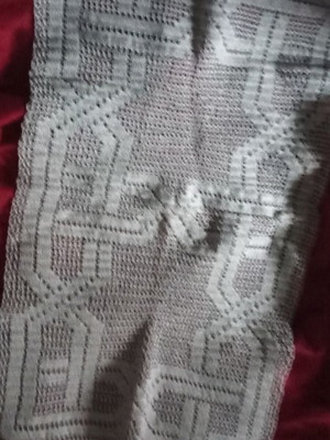 Ръчно плетено каре като ново