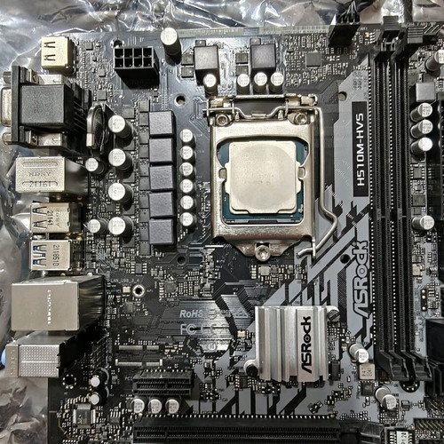 ASRock H510M-HVS with Intel Core i3-10105 and 8GB DDR4 3200MHz used