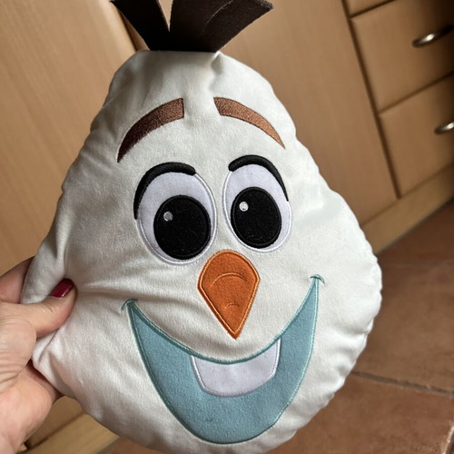 Olaf decorative pillow like new from Frozen