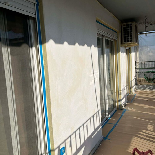 Aluminum balcony doors used with double glass and shutters