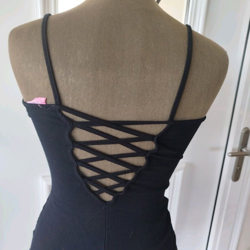 Black dress Pink Woman like new, size S
