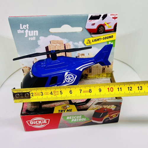 Dickie Toys Rescue Patrol Police Helicopter new
