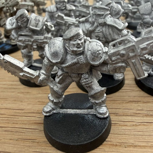Warzone metal miniatures used, set of 64
