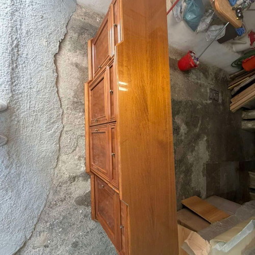 Buffet with mirror made of walnut like new