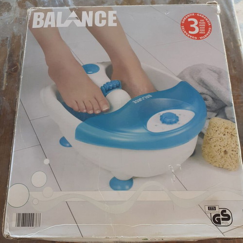 Hydromassage foot spa like new with many accessories