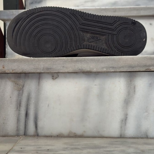 Nike Airforce 1 '07 sneakers used, black and white, size 43