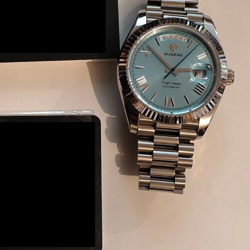 Sugess Hi-Beat Automatic Day Date Watch like new