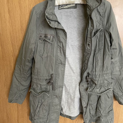 Khaki vintage jacket used, size S