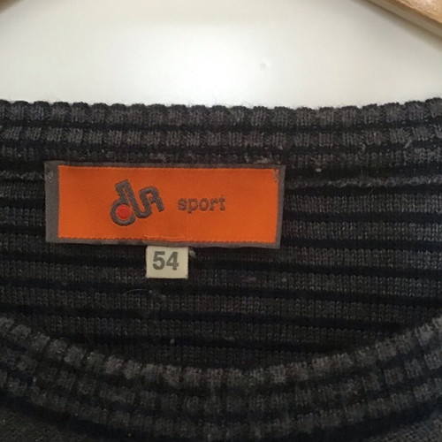 Dur sweater XL like new, thin gray with blue wool men's