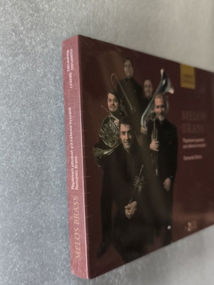 Melos Brass 2CD ρομαντική μουσική για χάλκινα πνευστά καινούργιο