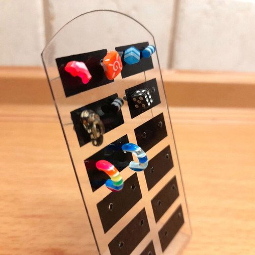 Stud earrings used, assorted pieces
