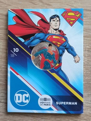 Ασημένιο νόμισμα 10 Ευρώ Superman καινούργιο