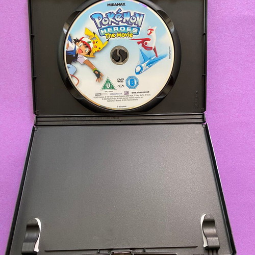 Pokémon Heroes The Movie DVD used, action adventure animation