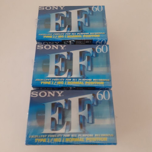 Sony EF60 sealed cassette tapes pack of 15