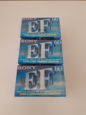 Sony EF60 sealed cassette tapes pack of 15