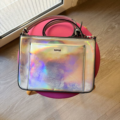 Parfois bag like new, iridescent color